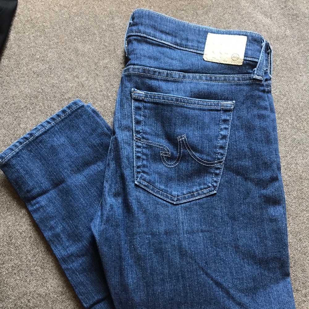 AG Nikki Crop girlfriend jean - size 27